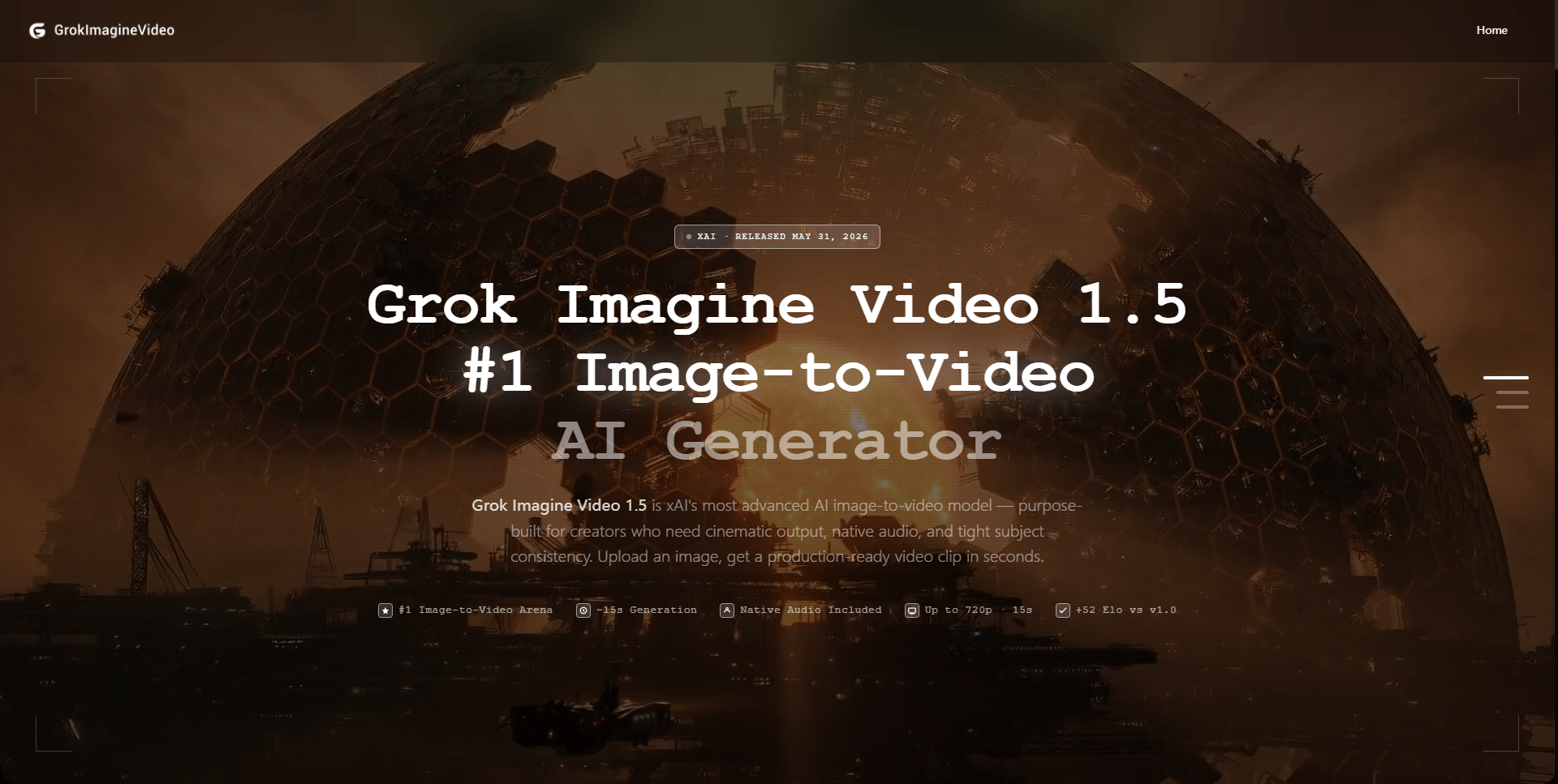 Grok Imagine Video 1.5 icon